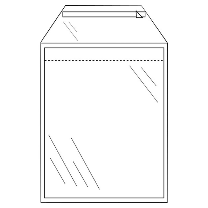 Envelop CleverPack akte B4 245x350mm zelfklevend transparant 50 stuks