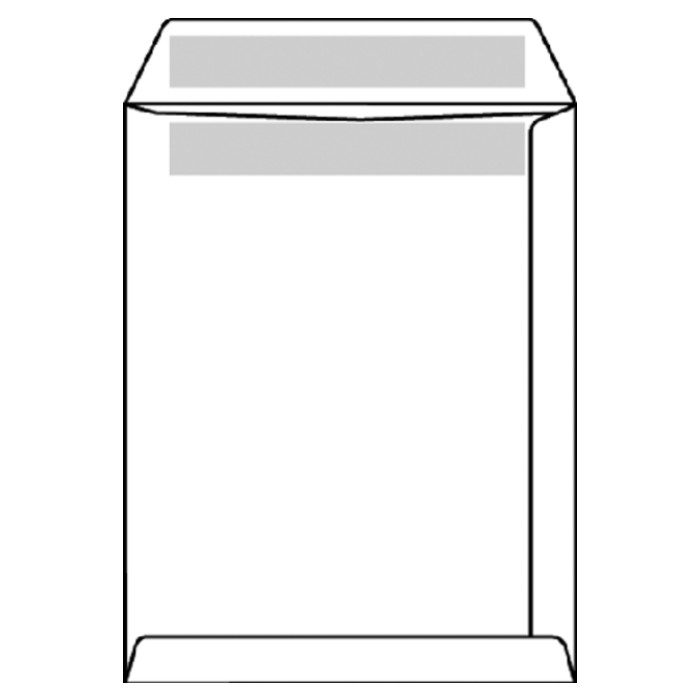 Envelop akte IEZZY 230x310mm zelfklevend 100gr wit 250 stuks
