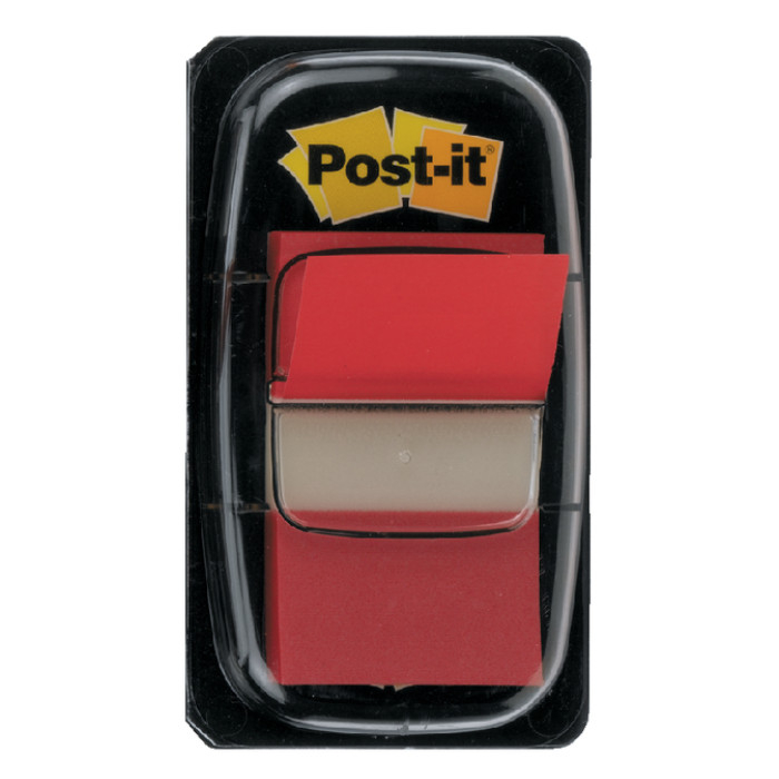 Indextabs Post-it 680 25.4x43.2mm rood 50 tabs