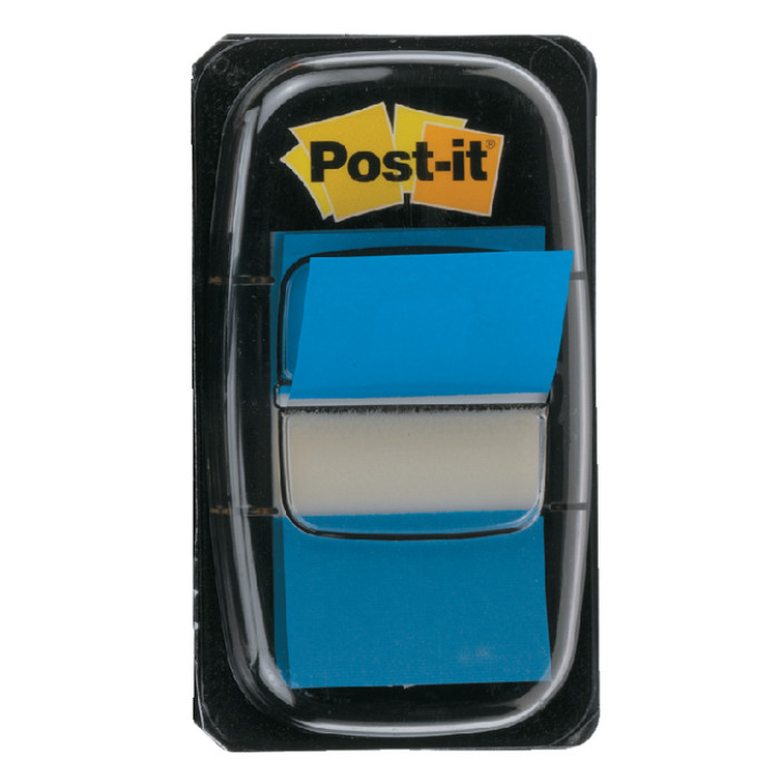 Indextabs Post-it 680 25.4x43.2mm blauw 50 tabs