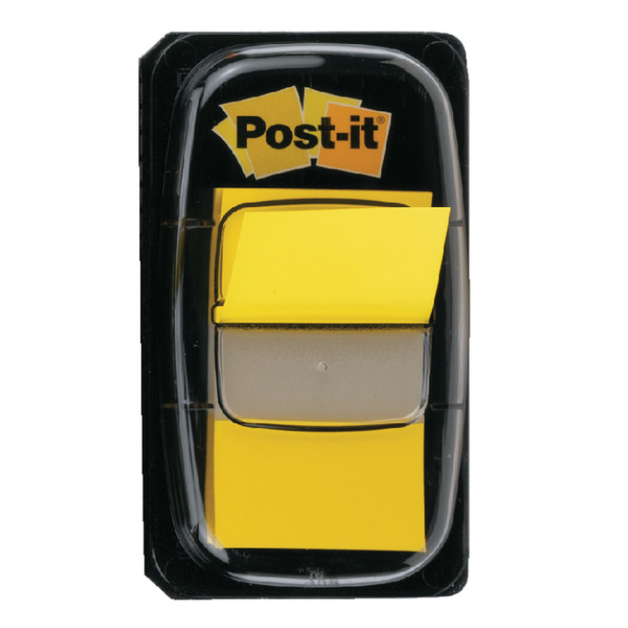Indextabs Post-it 680 25.4x43.2mm geel 50 tabs