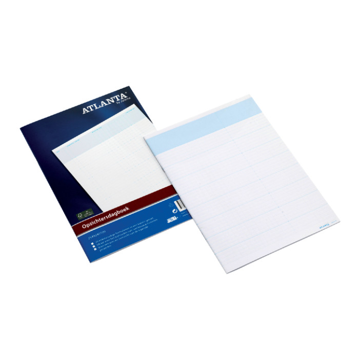 Opzichtersdagboek Djois Atlanta 294x207mm 20vel wit