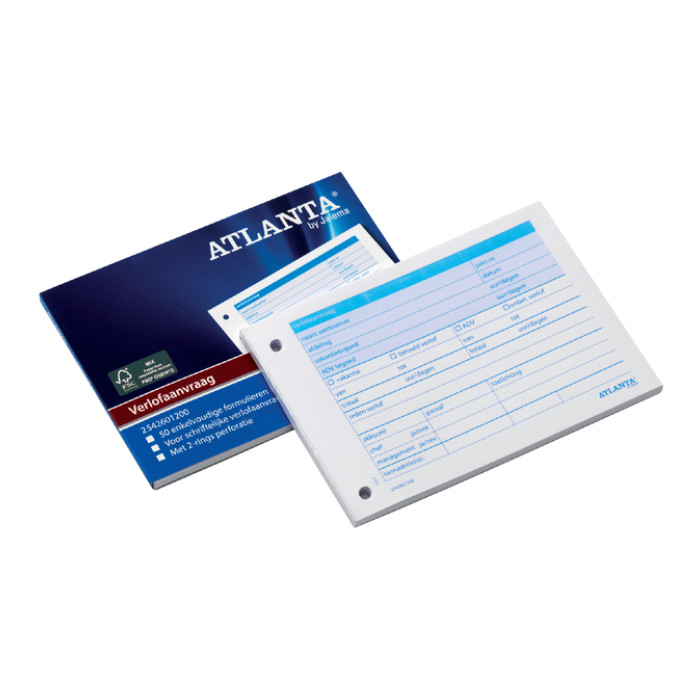 Verlofaanvraag Djois Atlanta A6 105x148mm 50vel
