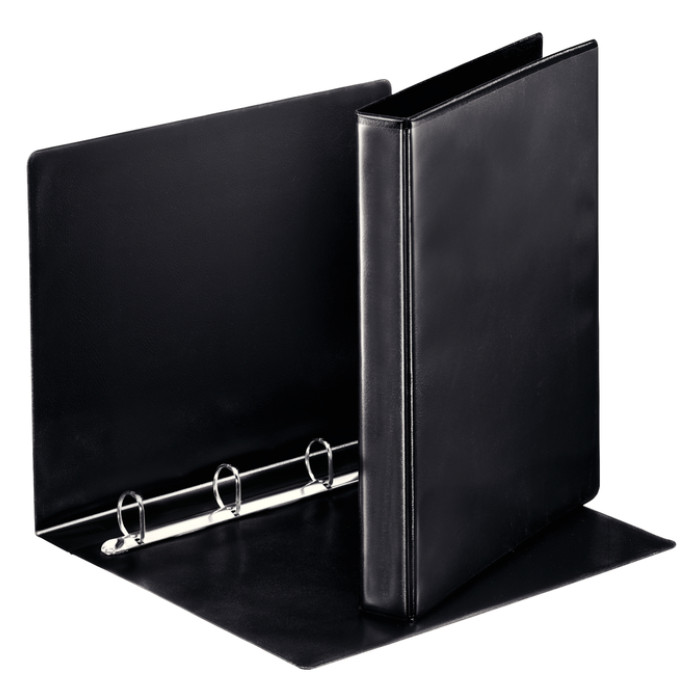 Presentatieringband Esselte Essentials panorama A4 4-rings D-mechaniek 25mm zwart