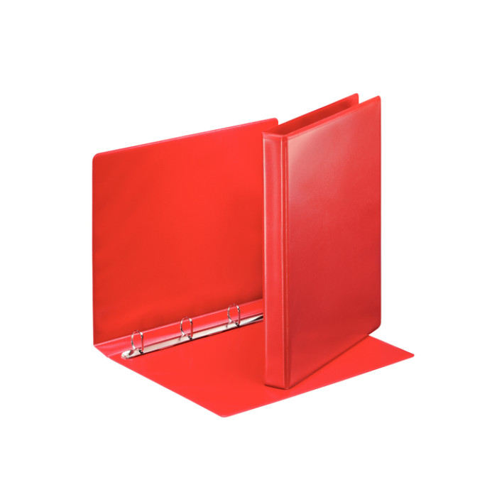 Presentatieringband Esselte Essentials panorama A4 4-rings D-mechaniek 20mm rood