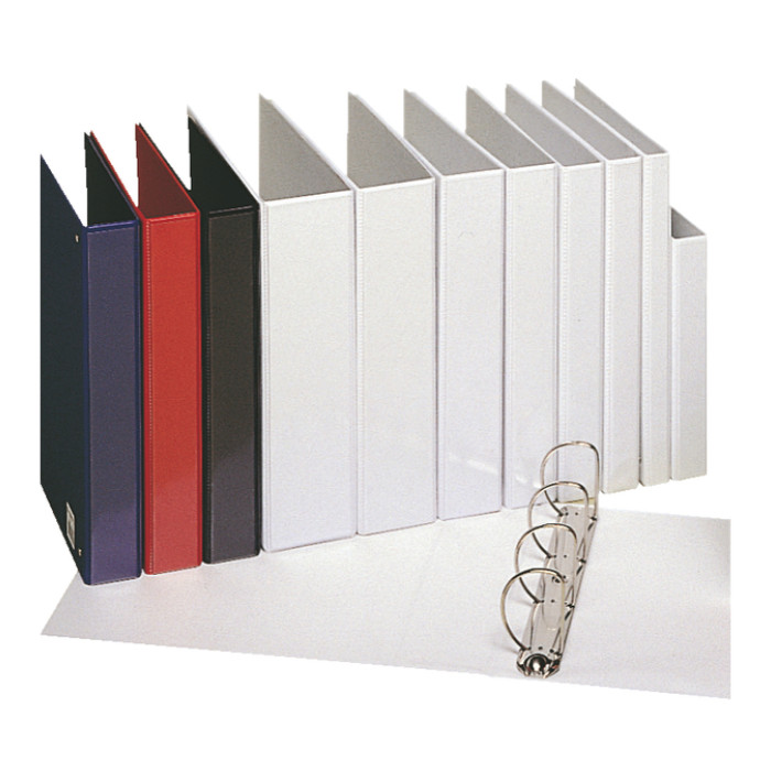 Presentatieringband Esselte Essentials panorama A4 4-rings D-mechaniek 20mm rood