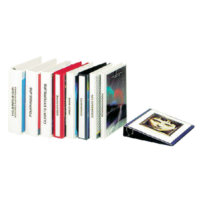 Presentatieringband Esselte Essentials A4 panorama 23-rings O-mechaniek 20mm zwart