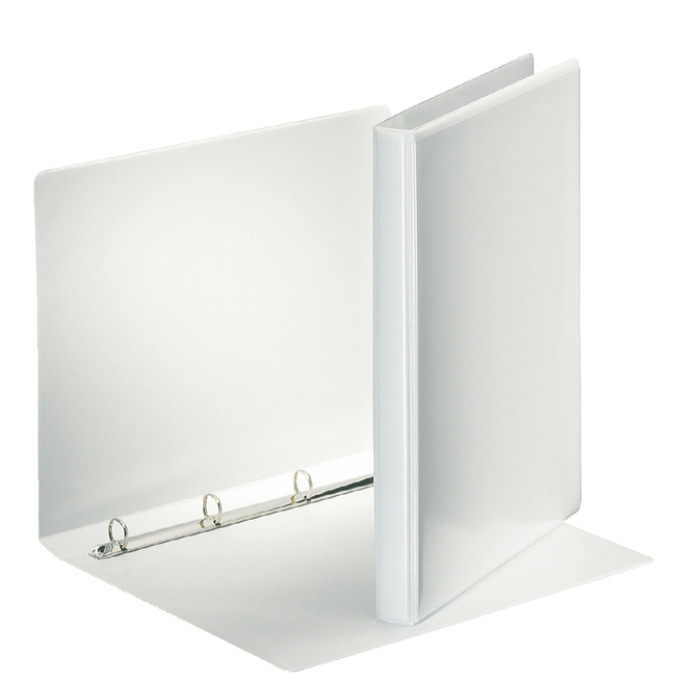 Presentatieringband Esselte panorama A4 4-rings D-mechaniek 20mm PP wit