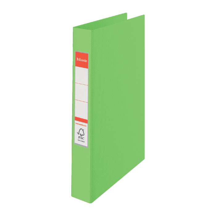 Ringband Esselte A4 23-rings O-mech 25mm groen