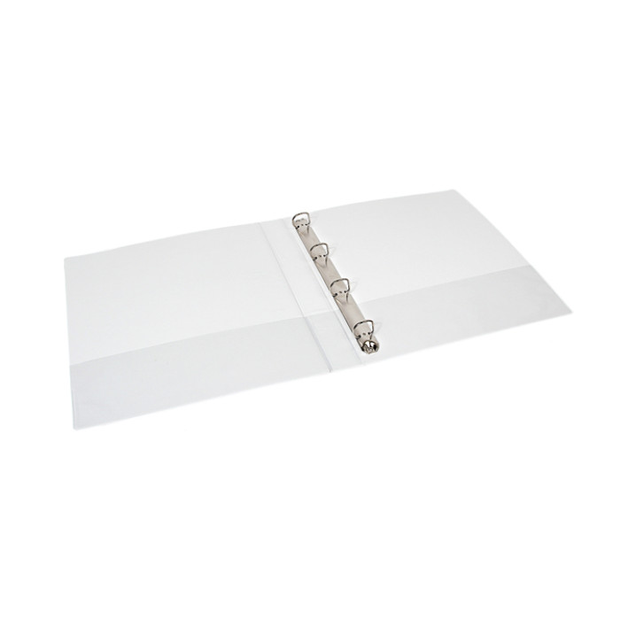 Presentatieringband Quantore A4 Maxi 4-rings D-mech 20mm wit