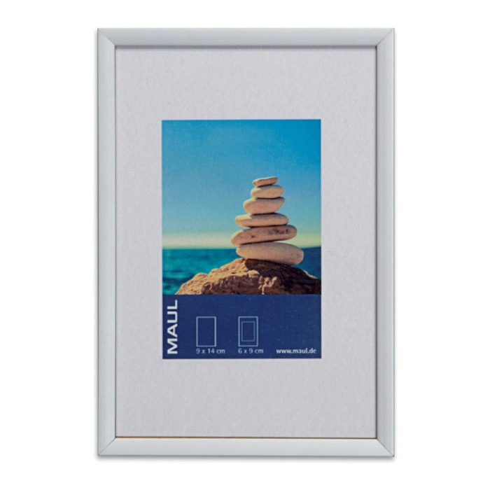 Fotolijst MAUL design 10x15cm aluminium frame zilver