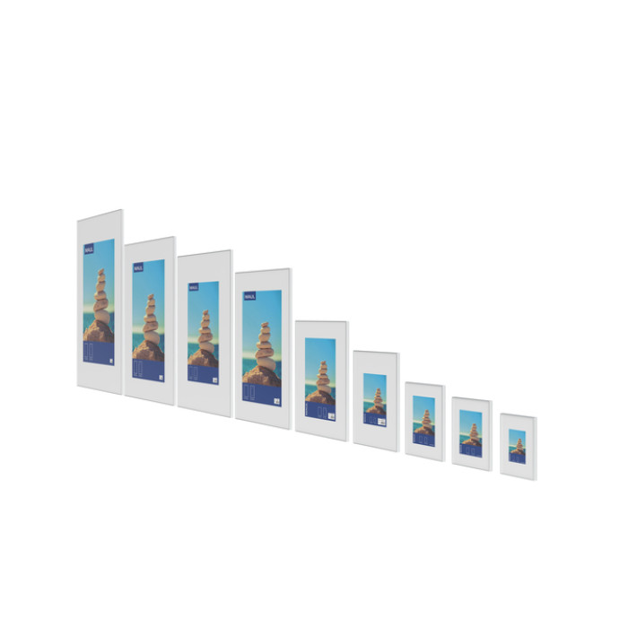 Fotolijst MAUL design 15x21cm aluminium frame zilver