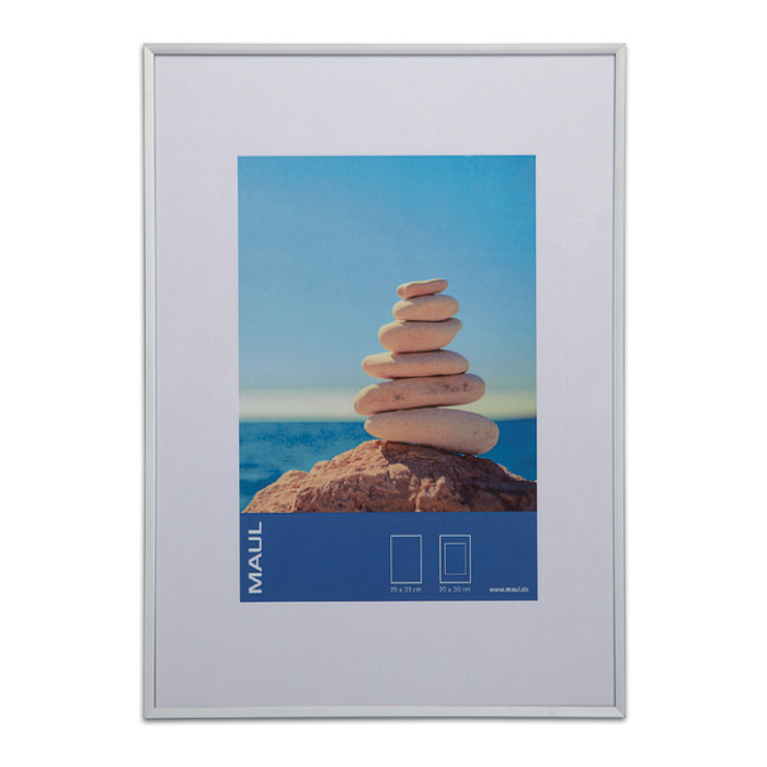 Fotolijst MAUL design 30x40cm aluminium frame zilver