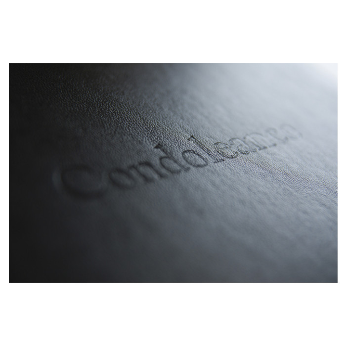 Condoleancealbum Kangaro 260x210mm zwart