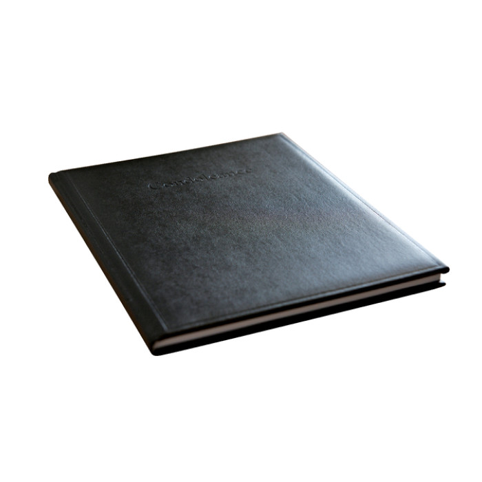 Condoleancealbum Kangaro 260x210mm zwart