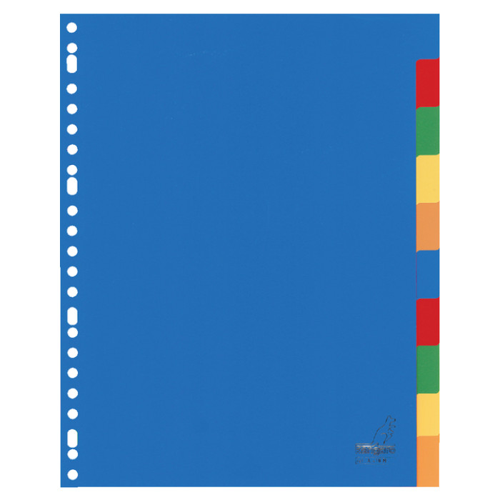 Tabbladen Kangaro 23-gaats A410M 10-delig assorti PP