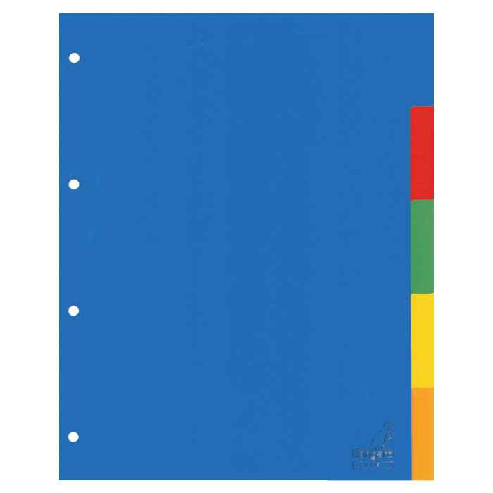 Tabbladen Kangaro 4-gaats A405 5-delig assorti PP