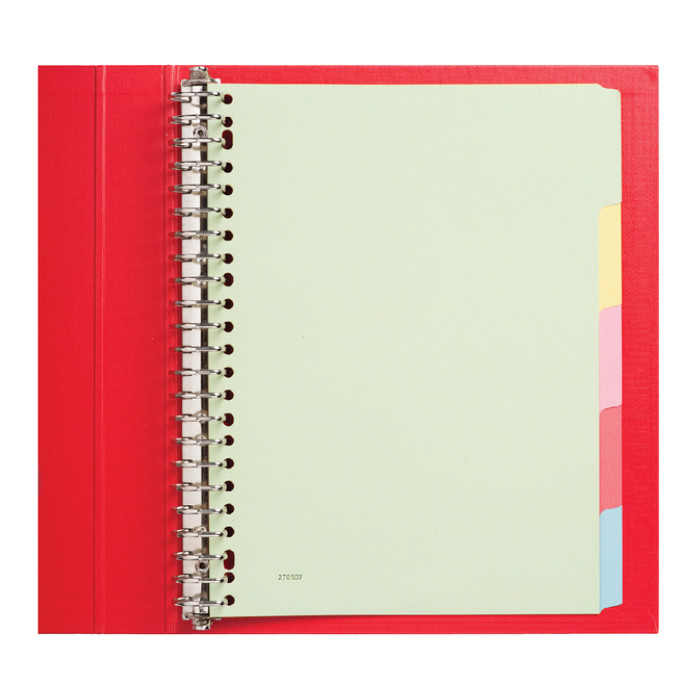 Tabbladen Qbasic 23-gaats 5-delig assorti karton