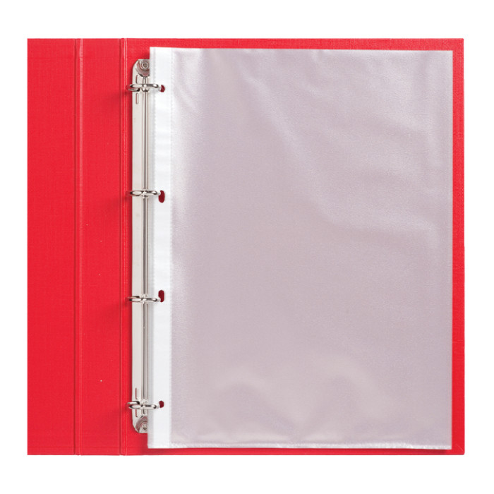 Showtas Quantore A4 4-gaats PP 0.08mm nerf 100 stuks
