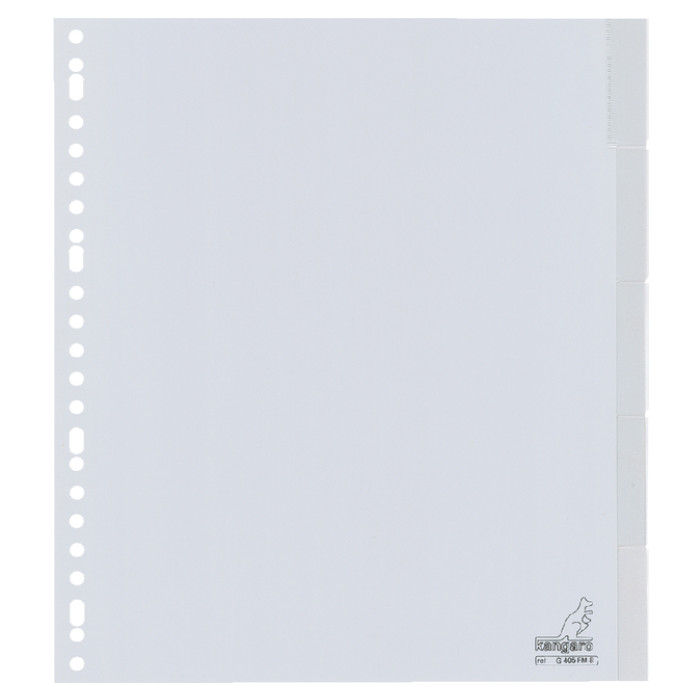 Tabbladen Kangaro 23-gaats G405FM-B 5-delig + venster breed PP