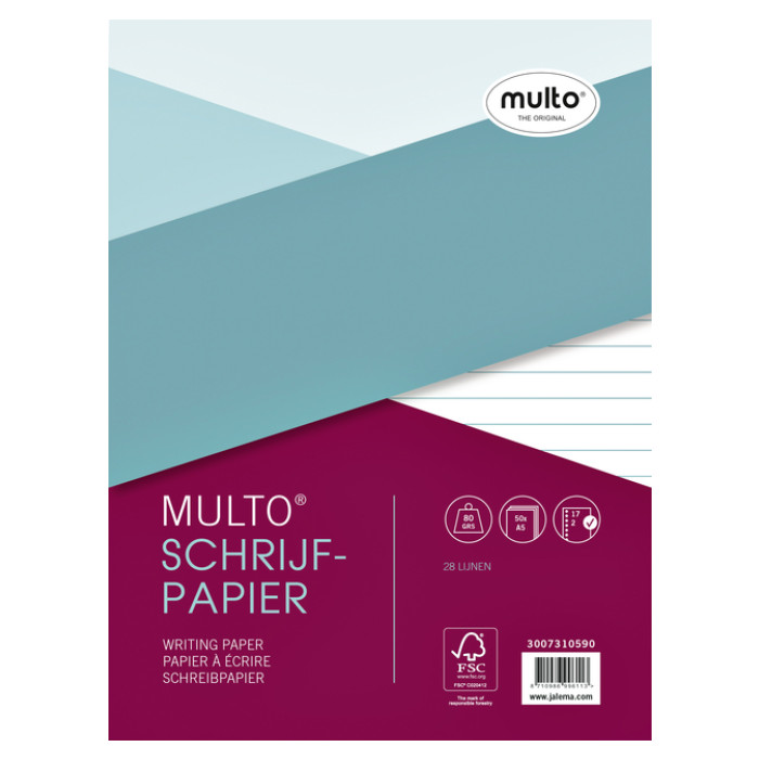 Interieur Multo 17-gaats lijn 80gr 50 vel