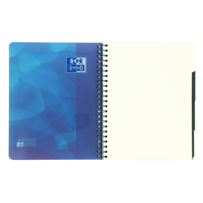 Projectboek Oxford School A4+ lijn 4-gaats 240 pagina's 80gr blauw