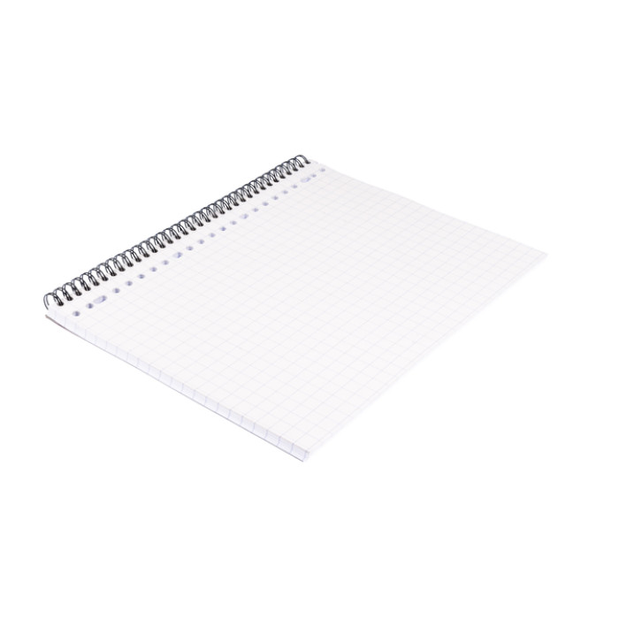 Collegeblok Multo A4 ruit 10x10mm 23-gaats 160 pagina's 80gr wit