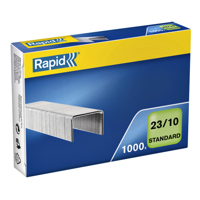 Nieten Rapid 23/10 gegalvaniseerd standaard 1000 stuks