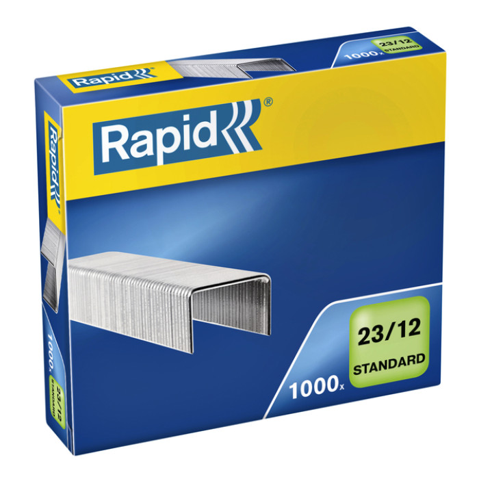 Nieten Rapid 23/12 gegalvaniseerd standaard 1000 stuks