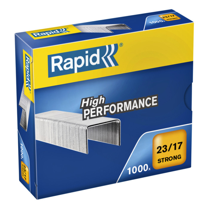 Nieten Rapid 23/17 gegalvaniseerd strong 1000 stuks