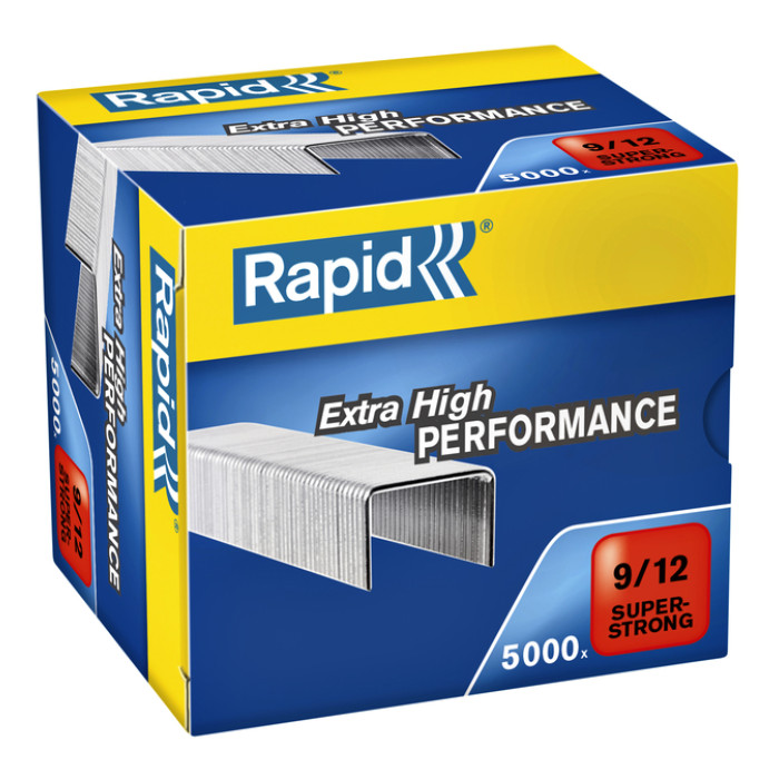 Nieten Rapid 9/12 gegalvaniseerd super strong 5000 stuks