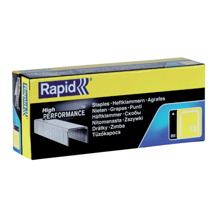 Nieten Rapid 13/8 gegalvaniseerd standaard 5000 stuks