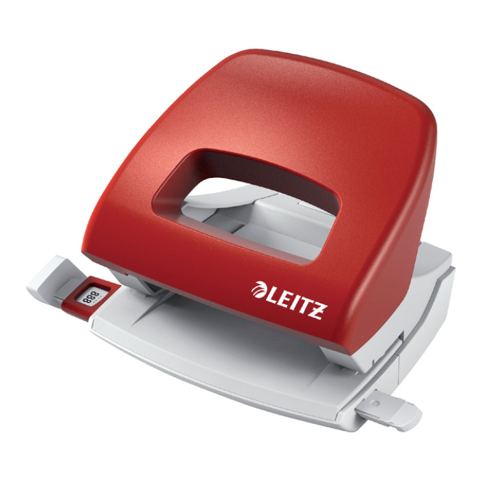 Perforator Leitz NeXXt bureau 16 vel rood