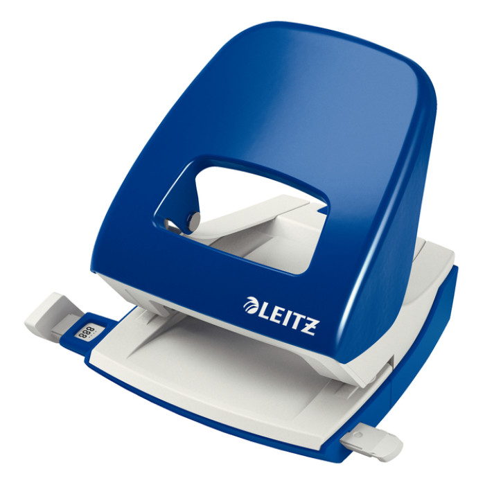 Perforator Leitz NeXXt 5008 metaal 30 vel blauw