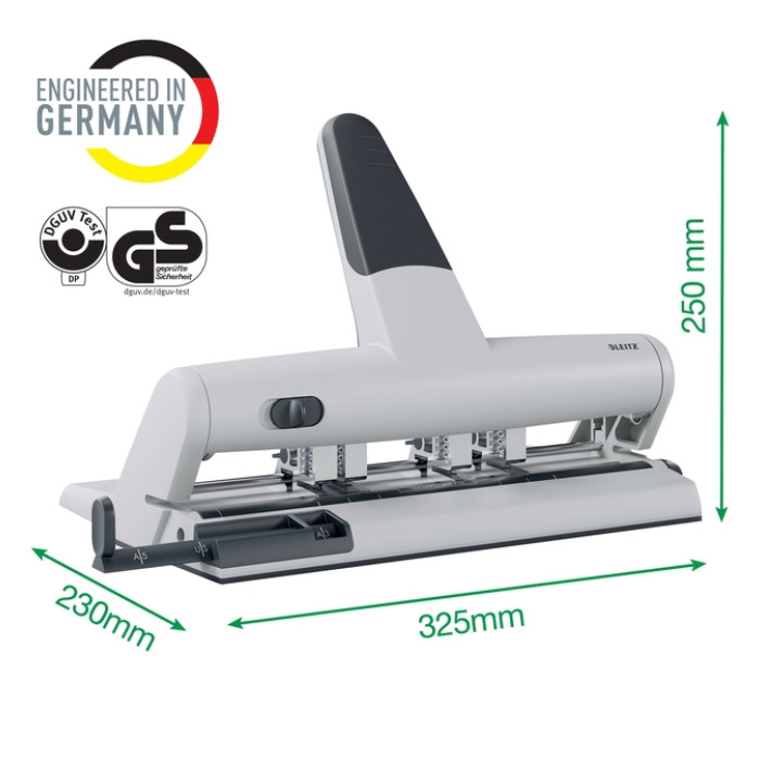 Perforator Leitz 5114 AKTO variabele multi zilver