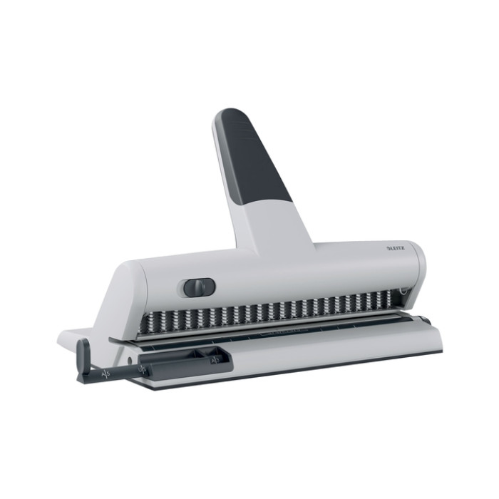 Perforator Leitz 5115 heavy duty 23 gaats zilver
