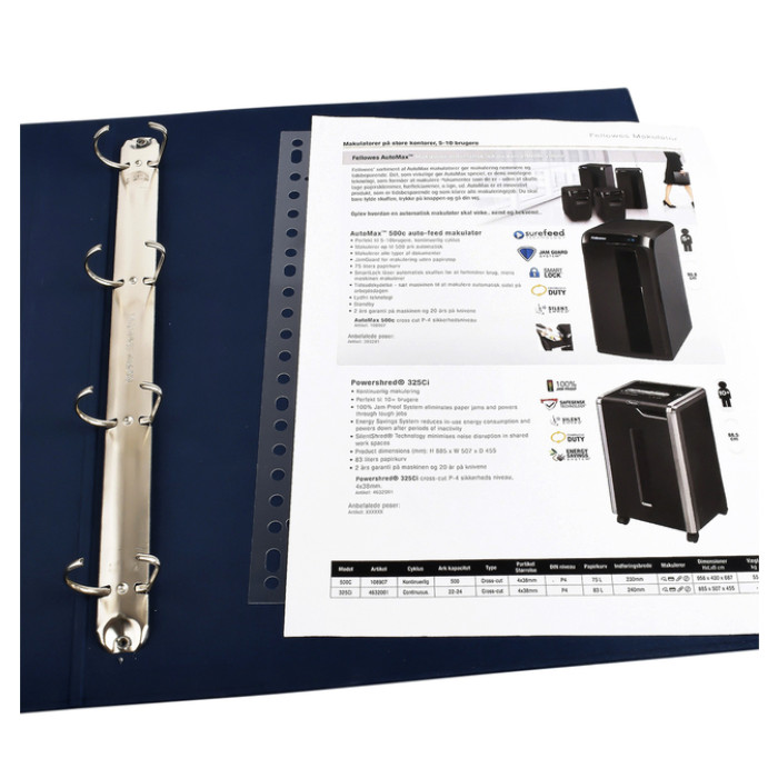 Opbergstrip Djois filestrip universeel 271mm 23rings 100 stuks