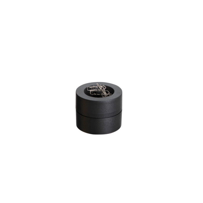 Papercliphouder MAUL Pro magentisch Ø73mmx60mm zwart