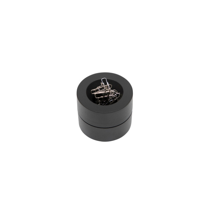 Papercliphouder MAUL Pro magentisch Ø73mmx60mm zwart
