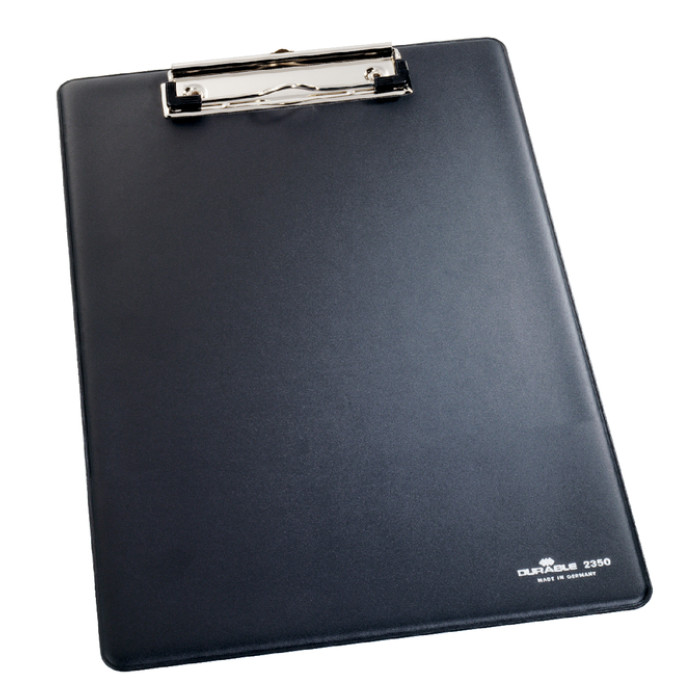 Klembord Durable 2350 A4 met kopklem zwart