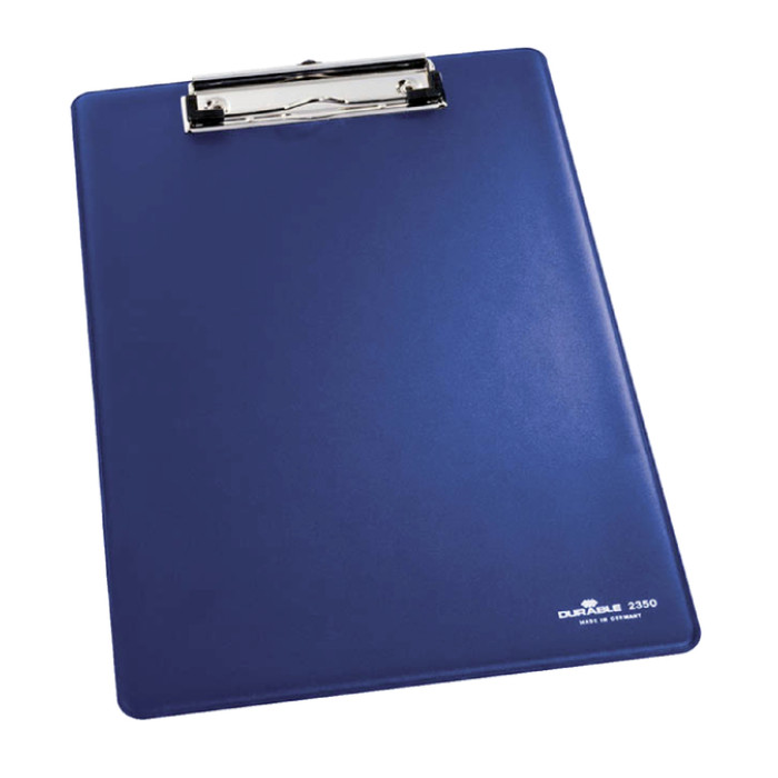 Klembord Durable 2350 A4 met kopklem blauw
