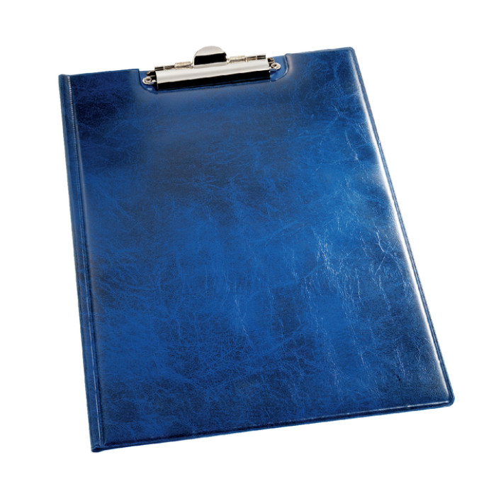 Klembordmap Durable 2355 A4 met kopklem en insteek blauw
