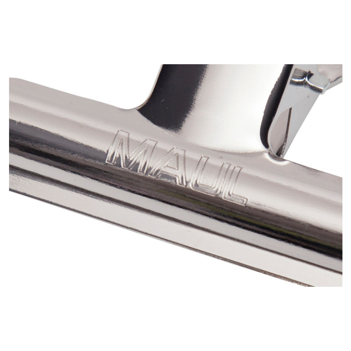 Papierklem MAUL Bulldog 70mm capaciteit 40mm zilver 5 stuks