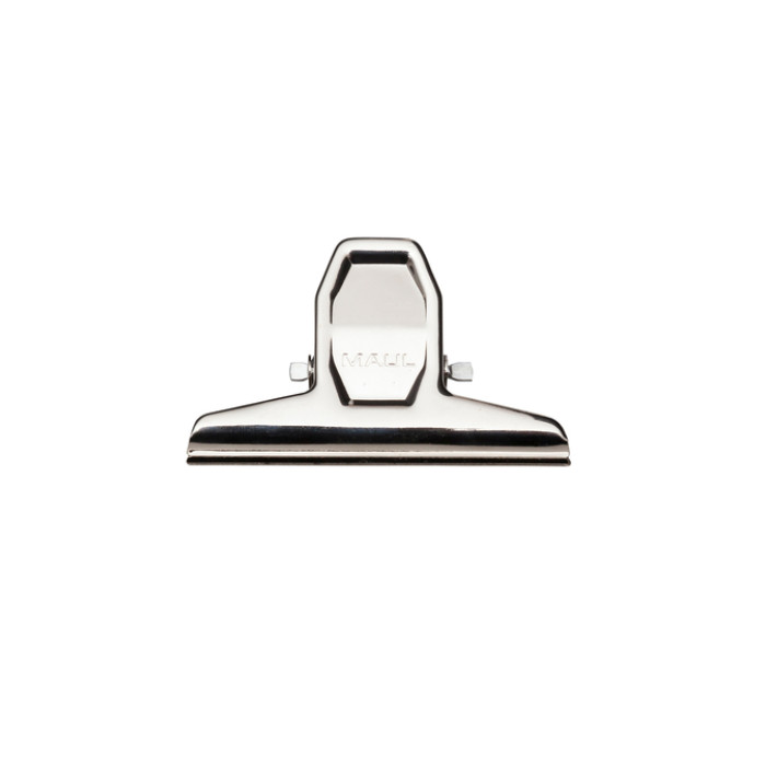 Papierklem MAUL Pro 75mm capaciteit 20mm zilver 2 stuks