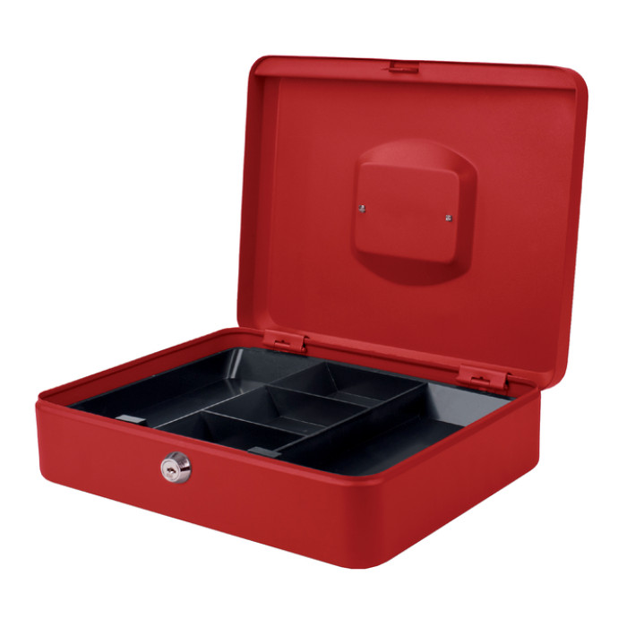 Geldkist Pavo 300x240x90mm rood