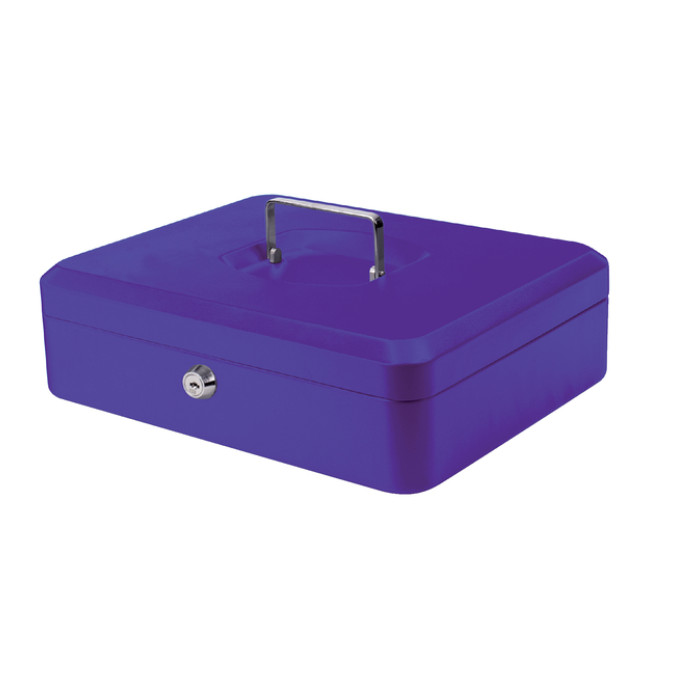 Geldkist Pavo 300x240x90mm blauw