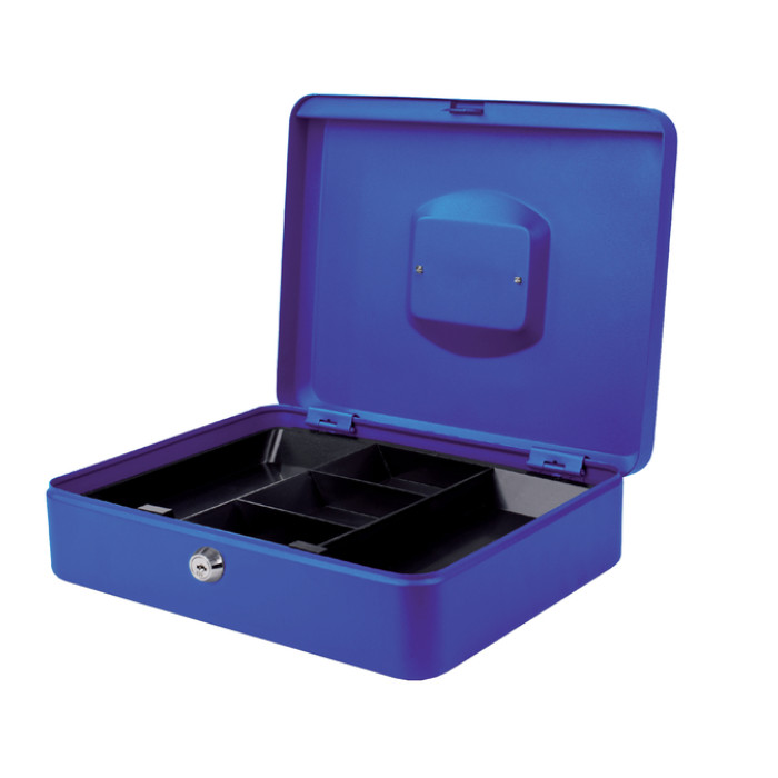 Geldkist Pavo 300x240x90mm blauw