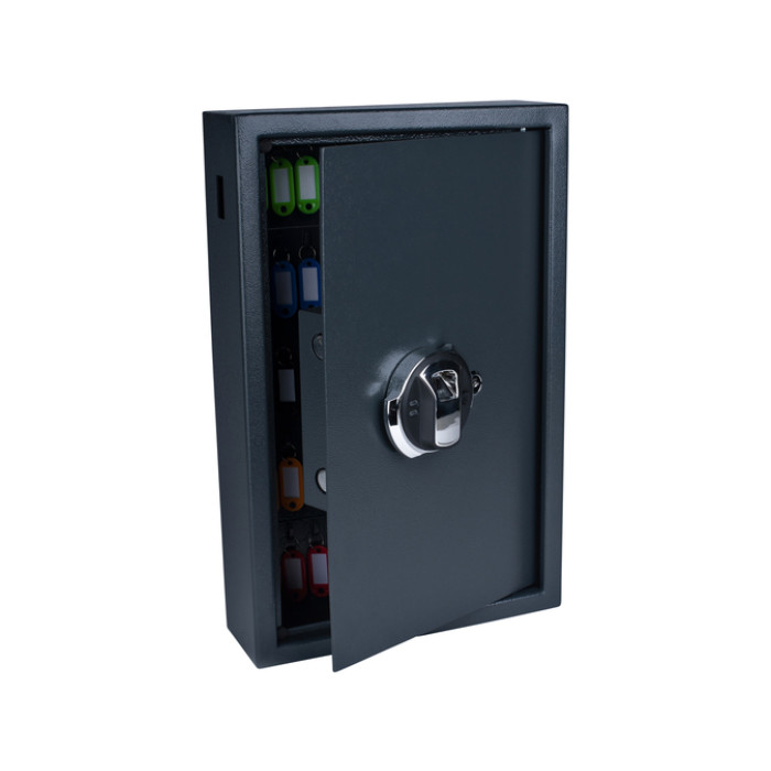 Sleutelkast Pavo high security met fingerprintslot 50 haken 550x400x100mm