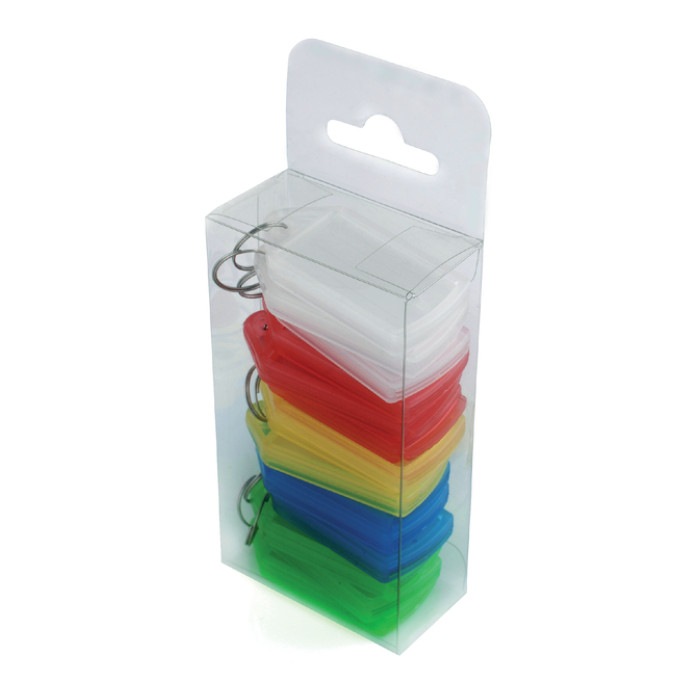 Sleutellabel Pavo met schuifelement assorti 15 stuks
