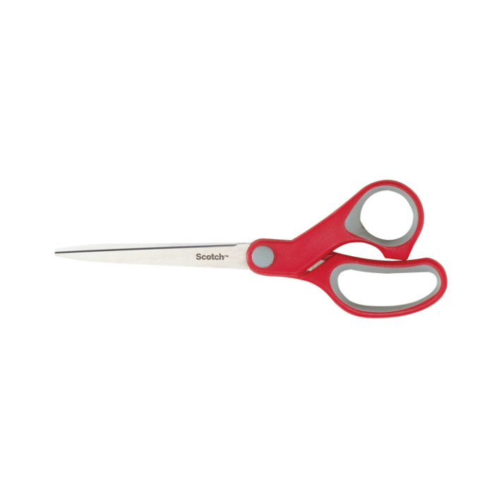 Schaar Scotch 18cm comfort rood blister